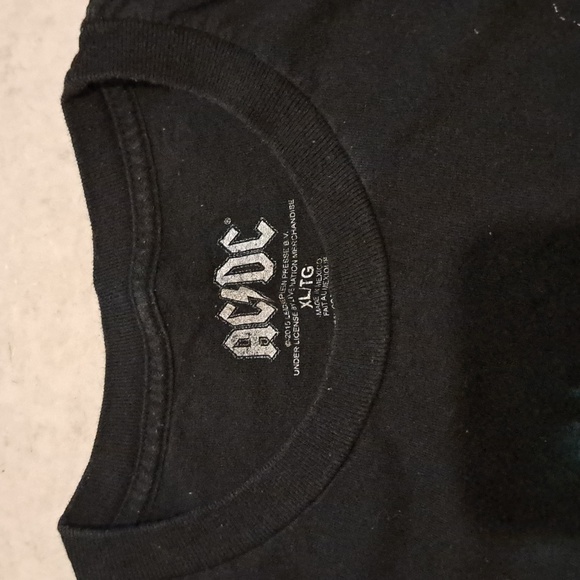 ACDC T-shirt XL, Black Men's - Picture 5 of 7